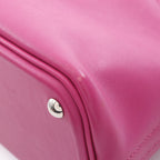 Hermes Handbag Bolide 27 2-Way Rose Purple Leather Calf — view 6