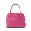 Hermes Handbag Bolide 27 2-Way Rose Purple Leather Calf