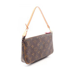 Louis Vuitton Handbag Pochette Fuchsia Canvas Leather — view 2