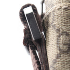 Gucci Shoulder Bag GG Plus Beige Dark Brown Canvas Leather — view 8