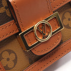 Louis Vuitton Waist Bag Dauphine BB Monogram Reverse 2-Way Canvas Leather — view 7