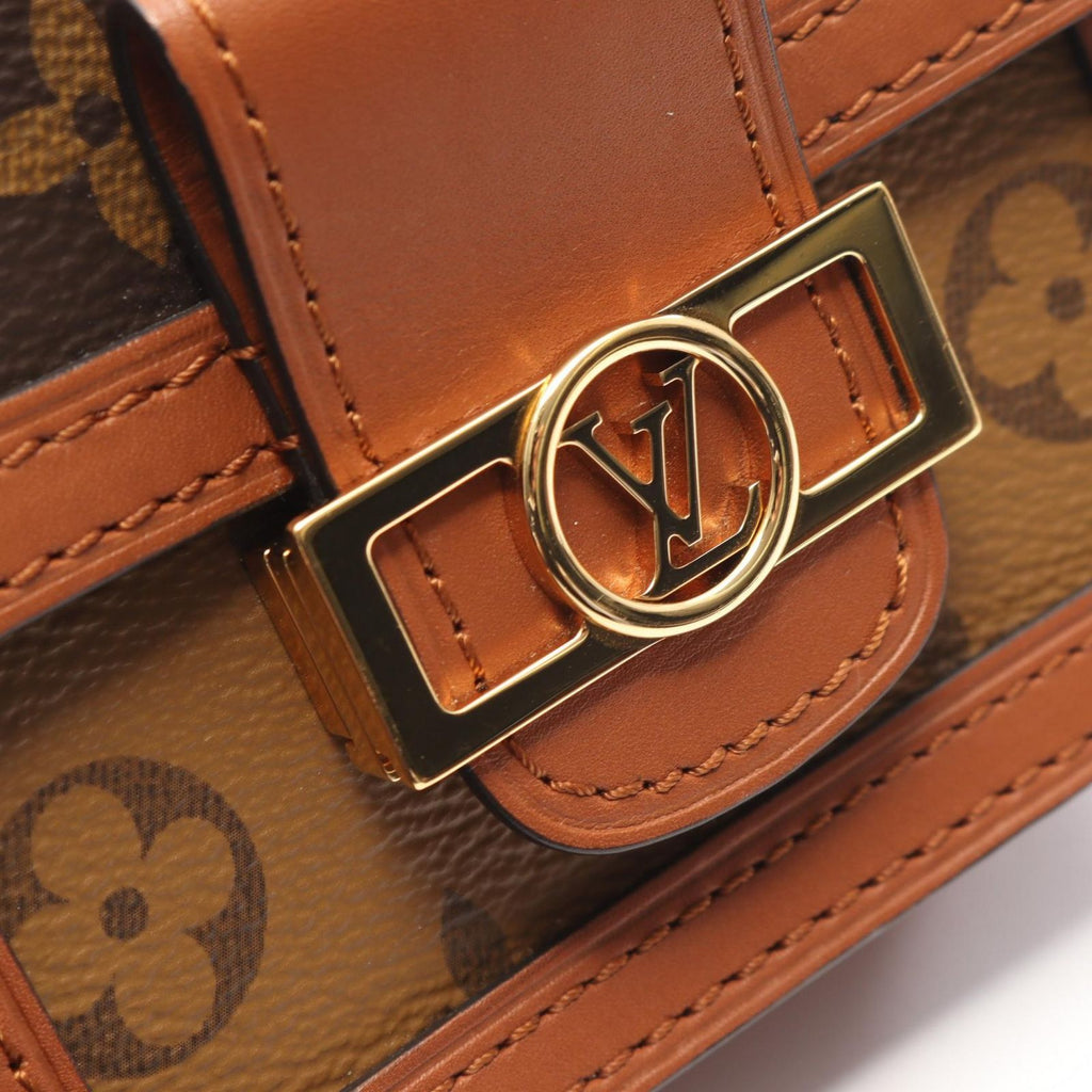 Louis Vuitton Waist Bag Dauphine BB Monogram Reverse 2-Way Canvas Leather — view 7
