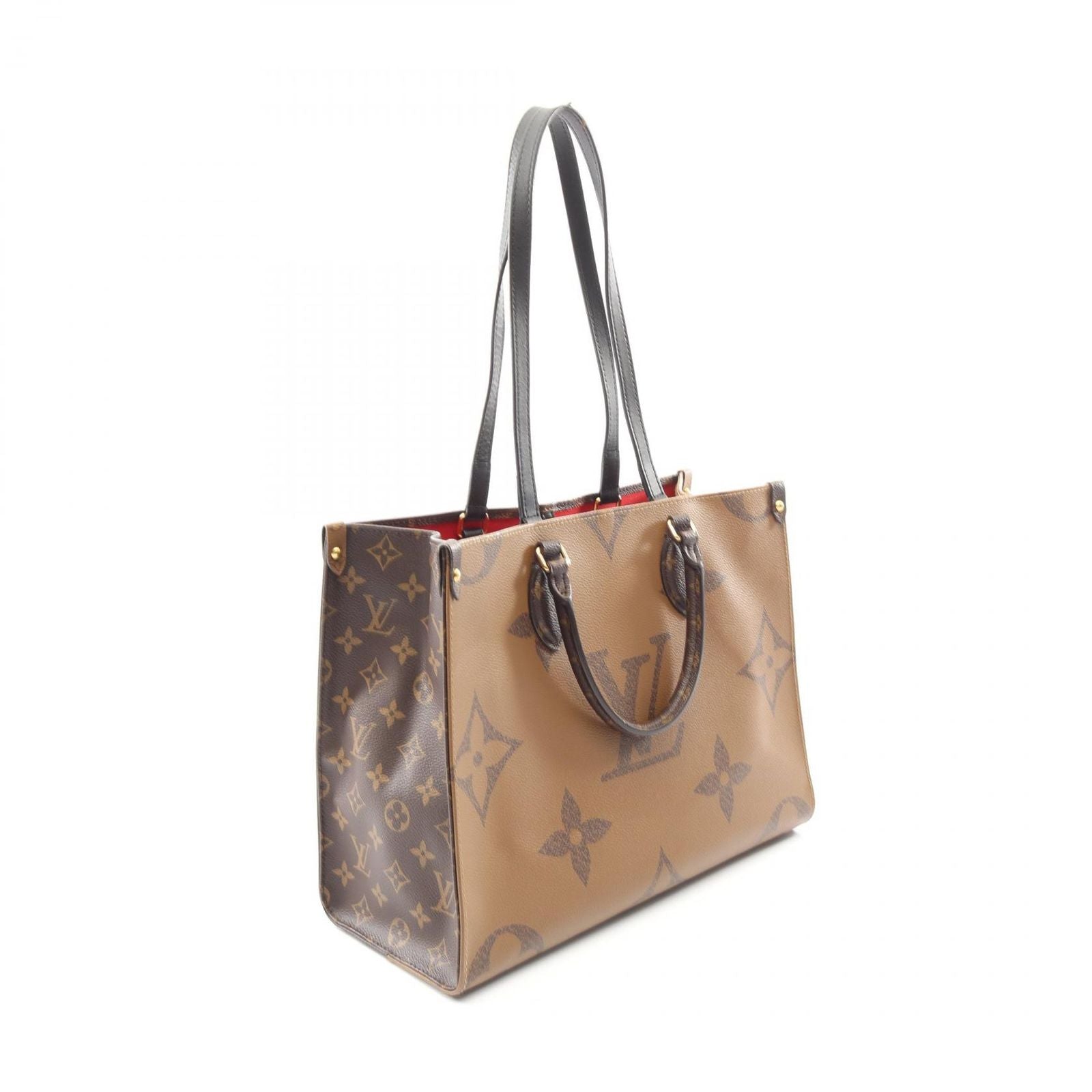 Louis Vuitton Tote On The Go Monogram Giant Reverse 2-Way Canvas Leather — view 2