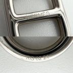 Hermes Necklace Star O'maillon Chaine D'ancre Pendant Leather Silver Black — view 4