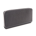 Louis Vuitton Round Wallet Zippy Horizontal Taiga Noir Leather — view 2