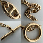 Hermes Bracelet Chaine D'ancre New Farandole 18k PG Gold — view 4