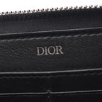 Dior Round Wallet CD Icon Long Zip Black Leather — view 4