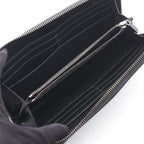Dior Round Wallet CD Icon Long Zip Black Leather — view 3