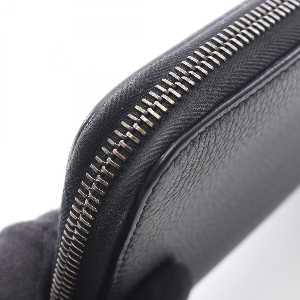 Dior Round Wallet CD Icon Long Zip Black Leather — view 8