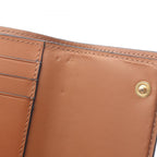 Loewe Trifold Wallet Vertical Small Brown Leather Anagram Repeat — view 7