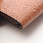 Loewe Trifold Wallet Vertical Small Brown Leather Anagram Repeat — view 9
