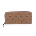 Louis Vuitton Round Wallet Portefeuille Clemence Monogram Reverse