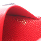 Louis Vuitton Card Case Business Holder Epi Rouge Castien Red Leather — view 5