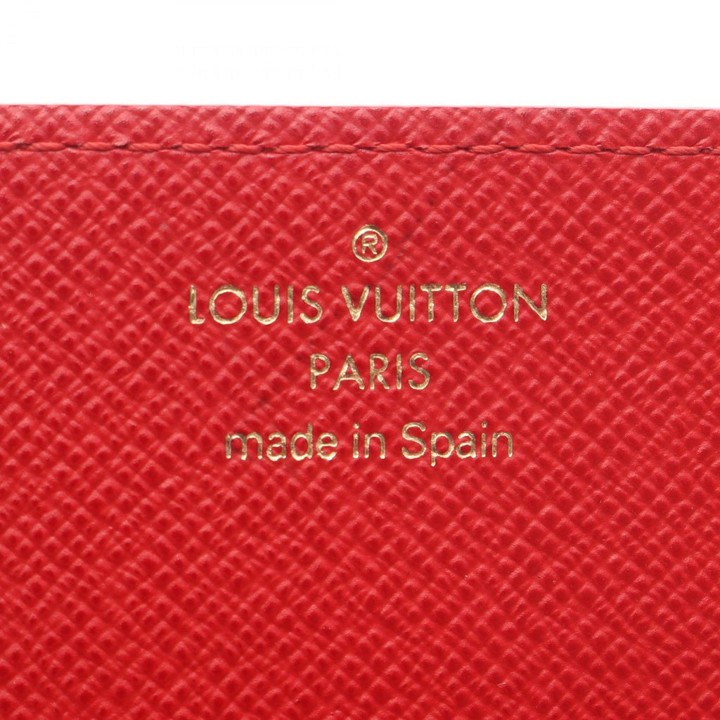 Louis Vuitton Card Case Business Holder Epi Rouge Castien Red Leather — view 4