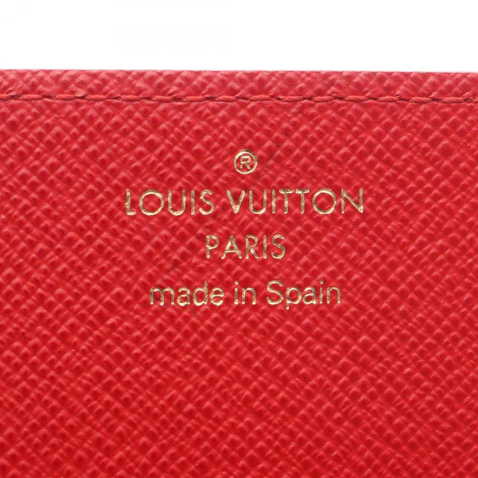Louis Vuitton Card Case Business Holder Epi Rouge Castien Red Leather — view 4