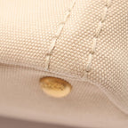 Prada Tote Canapa 2-Way Beige Canvas — view 5
