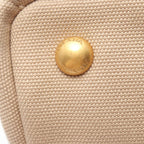 Prada Tote Canapa 2-Way Beige Canvas — view 8