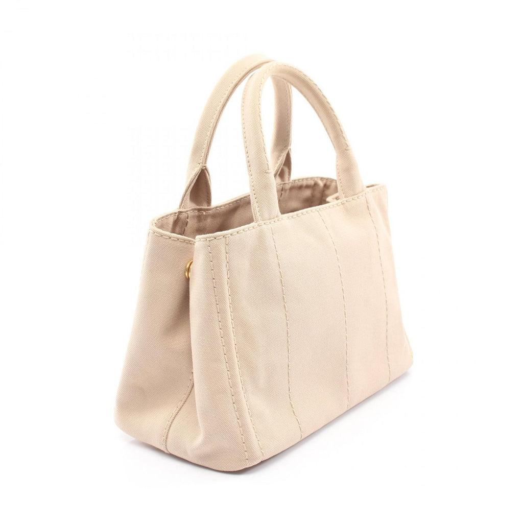 Prada Tote Canapa 2-Way Beige Canvas — view 2