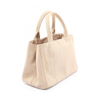 Prada Tote Canapa 2-Way Beige Canvas — view 2
