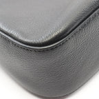 Prada Shoulder Bag Vitello Daino Soft Black Leather — view 5