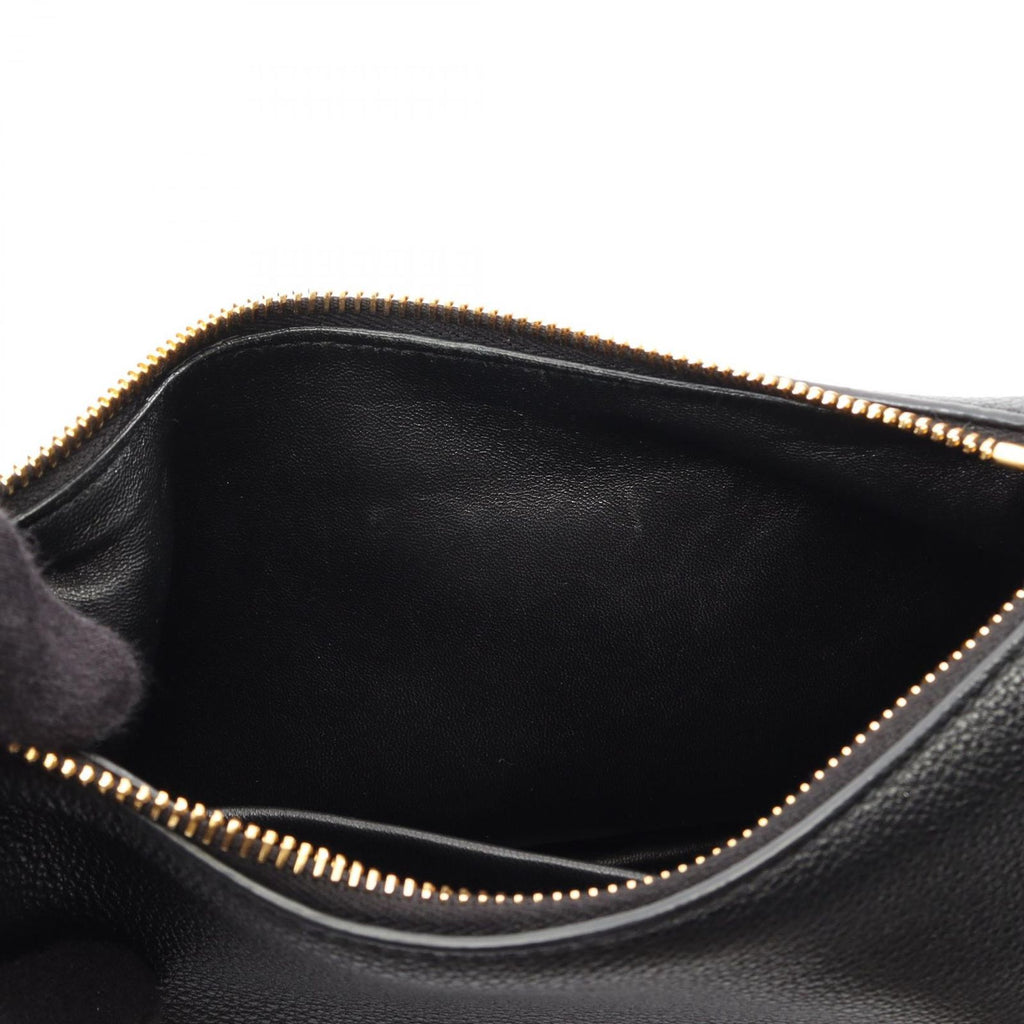 Prada Shoulder Bag Vitello Daino Soft Black Leather — view 7