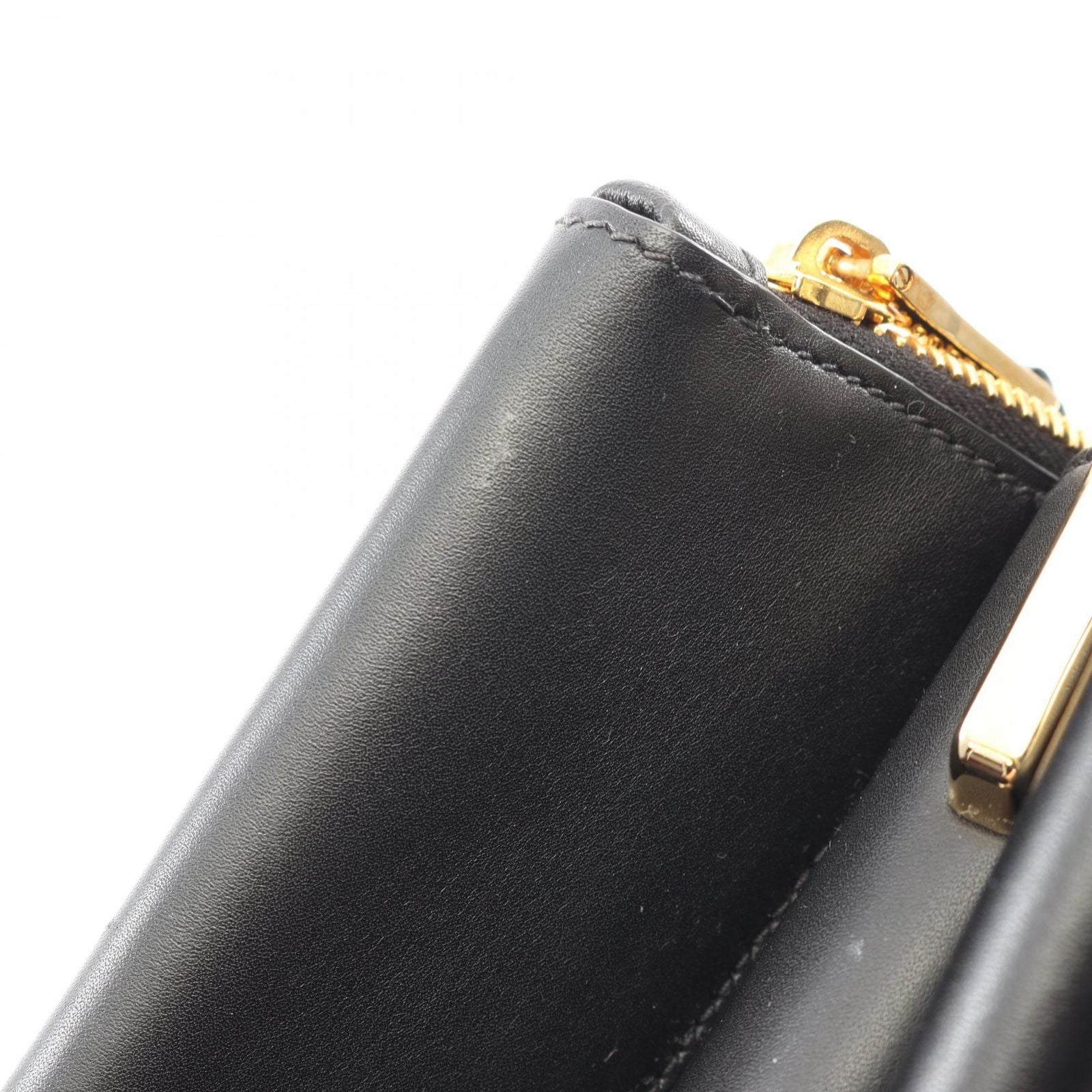 Prada Tote New Cal Black Leather 2-Way Shoulder — view 7