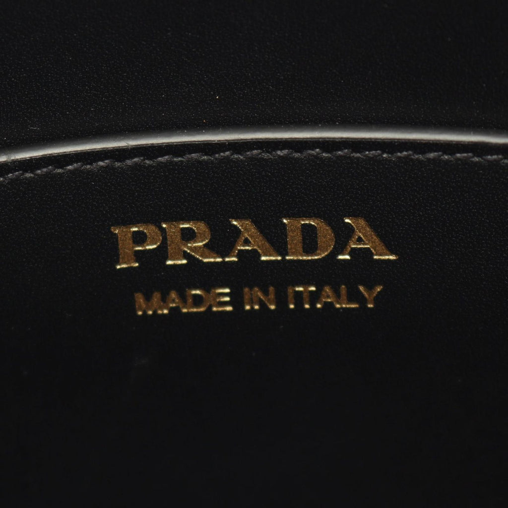 Prada Tote New Cal Black Leather 2-Way Shoulder — view 4