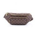 Louis Vuitton Waist Bag Melville Damier Ebene Canvas Leather