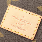 Louis Vuitton Shoulder Bag Saumur Canvas Leather — view 5