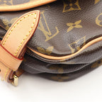 Louis Vuitton Shoulder Bag Saumur Canvas Leather — view 8