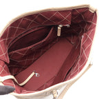 Chanel Tote Wild Stitch Gray Caviar Leather — view 3