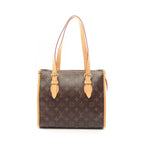 Louis Vuitton Tote Popincourt Canvas Leather