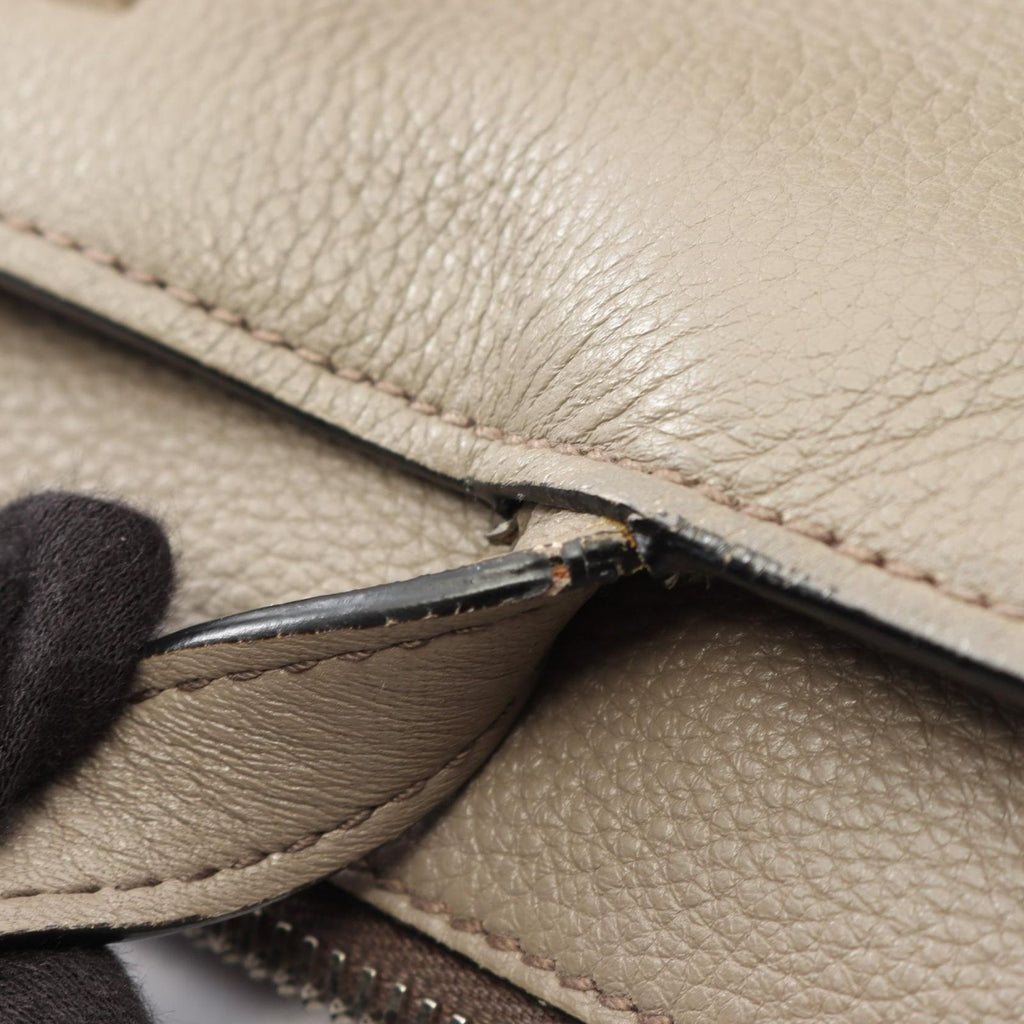 Prada Tote Vitello Phenix Gray Leather — view 8