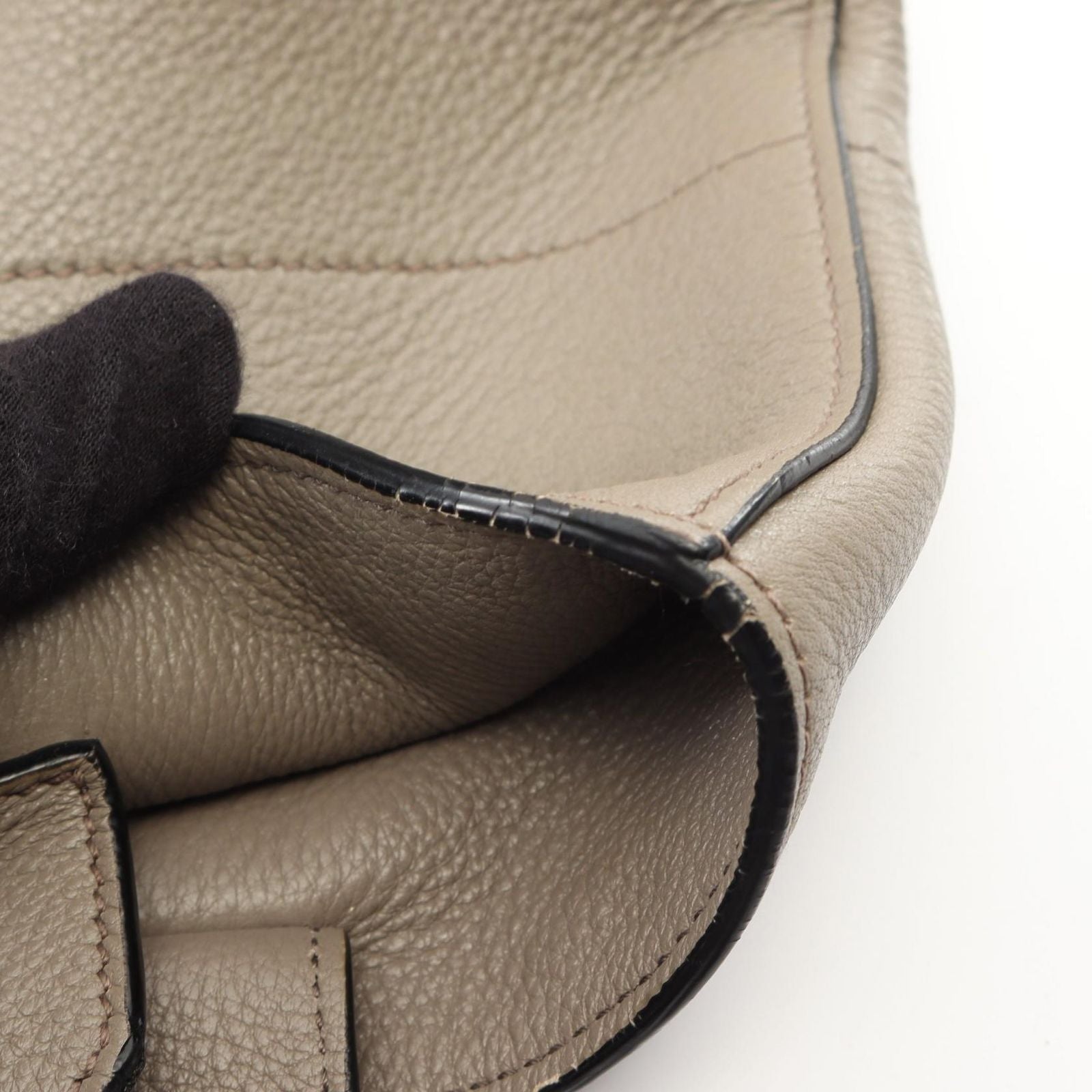 Prada Tote Vitello Phenix Gray Leather — view 7