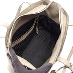 Prada Tote Vitello Phenix Gray Leather — view 3