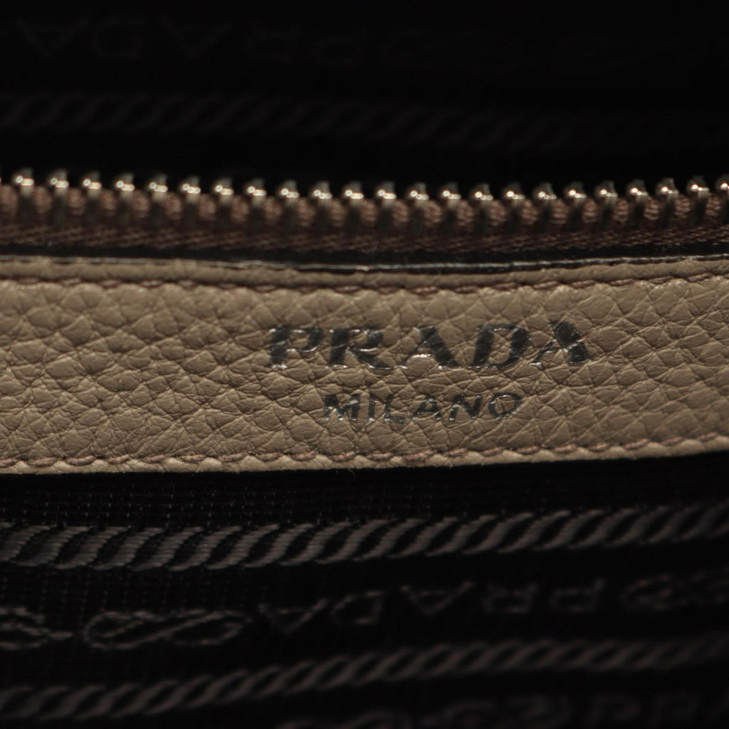 Prada Tote Vitello Phenix Gray Leather — view 4