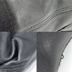 Hermes 2-Way Shoulder Caravan Horizontal Bag Voderma Black Silver — view 6