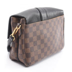 Louis Vuitton Shoulder Bag Clapton Noir Canvas Leather — view 2