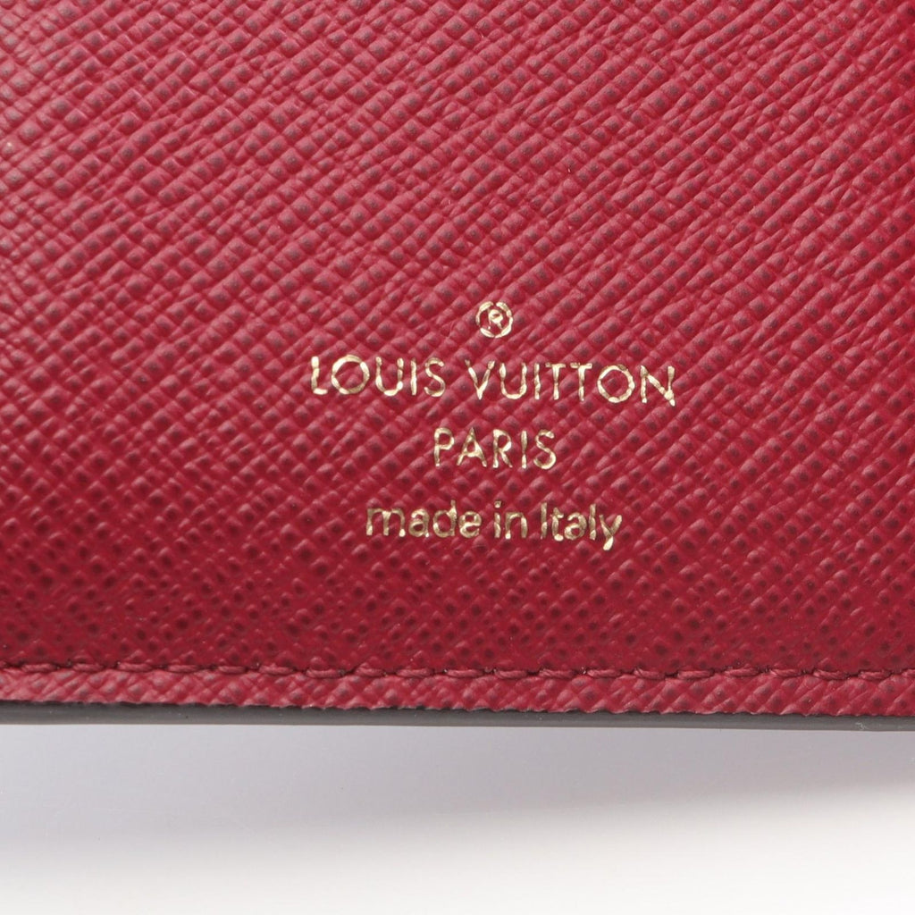 Louis Vuitton Trifold Wallet Portefeuille Victorine Monogram Fuchsia Leather — view 5