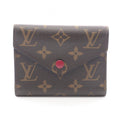 Louis Vuitton Trifold Wallet Portefeuille Victorine Monogram Fuchsia Leather