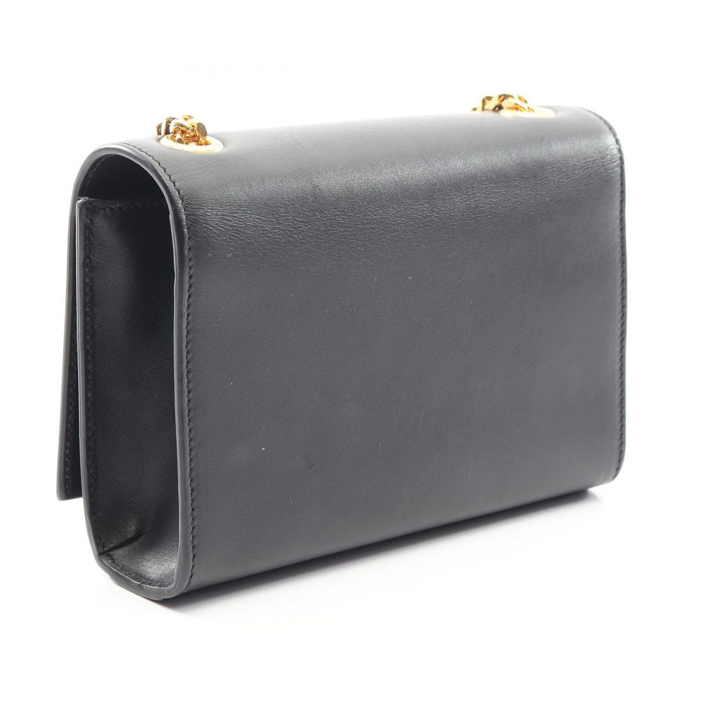 Saint Laurent Paris Shoulder Bag Kate Monogram Black Leather — view 2