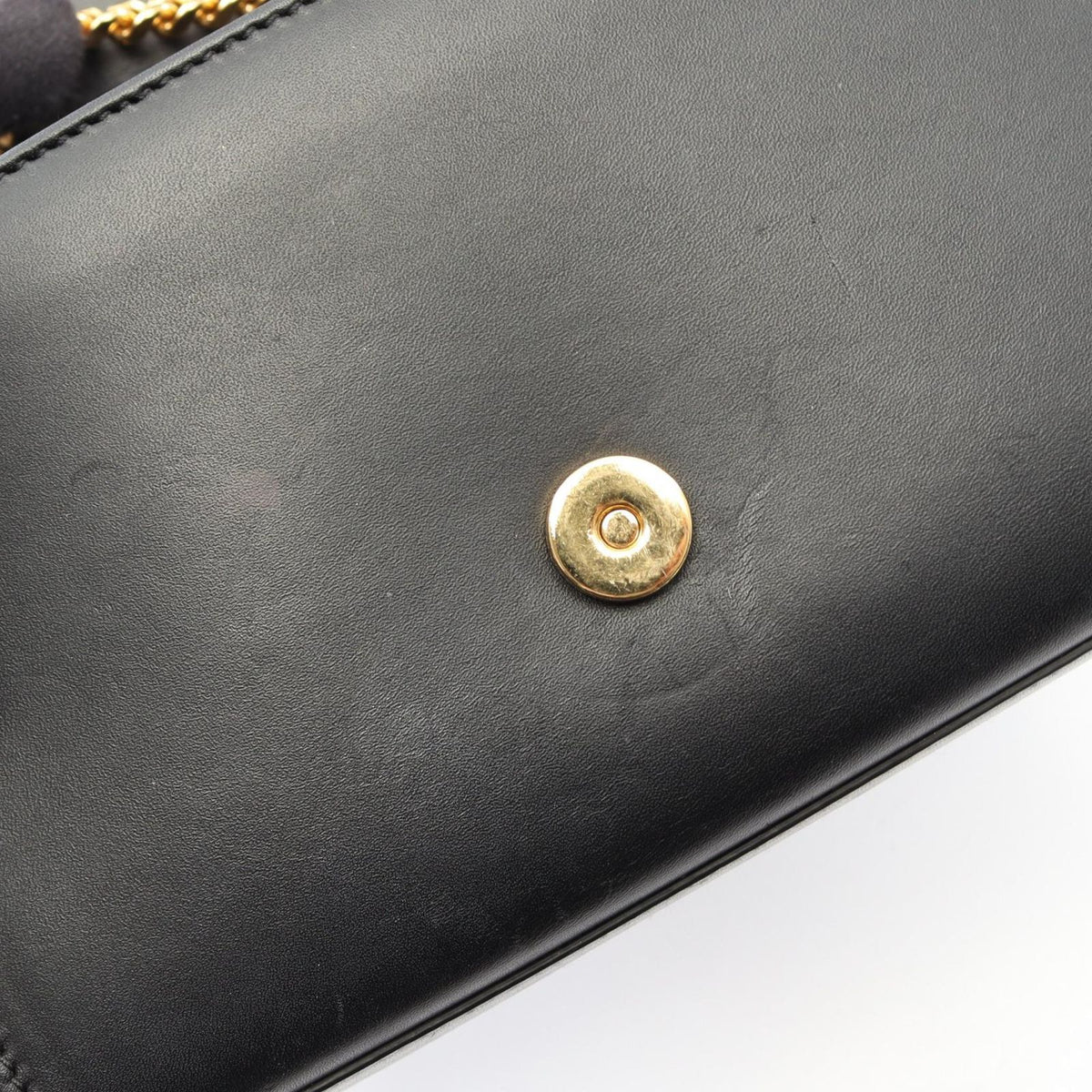 Saint Laurent Paris Shoulder Bag Kate Monogram Black Leather — view 6