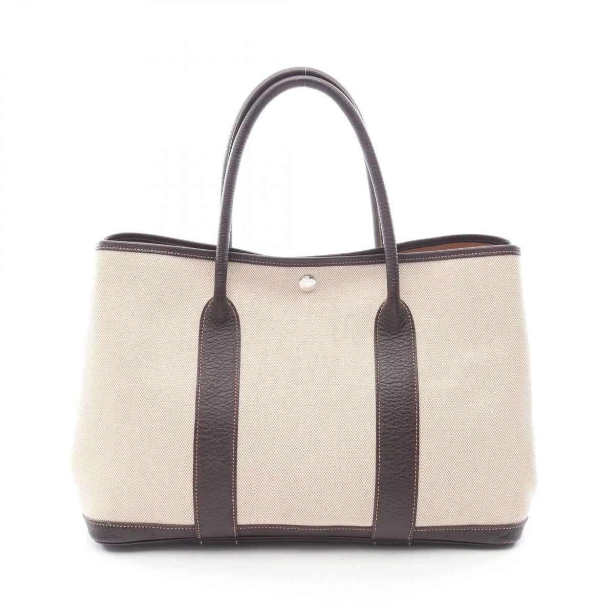 Hermes Tote Garden Party PM Ecru Ebene