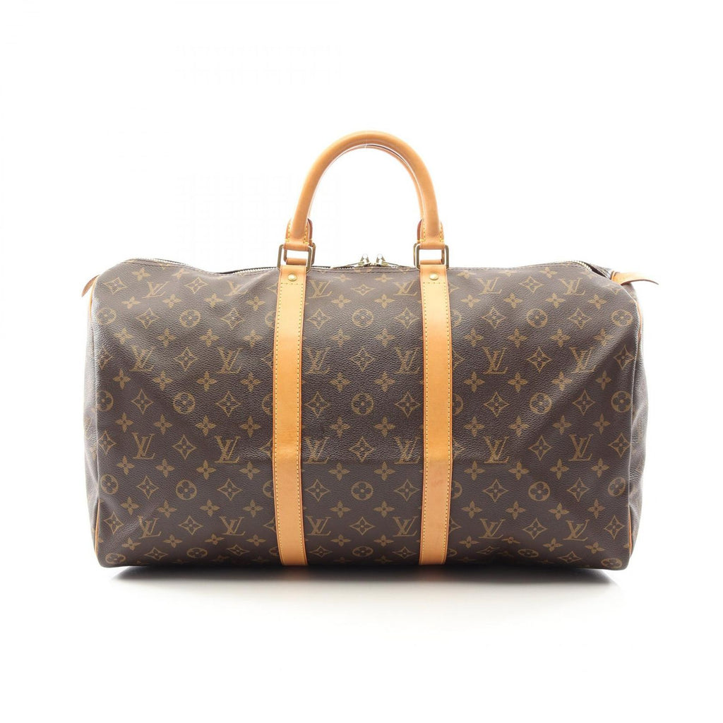 Louis Vuitton Boston Bag Keepall 50 Canvas Leather
