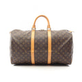 Louis Vuitton Boston Bag Keepall 50 Canvas Leather