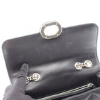 Gucci Shoulder Bag Deco Black Leather Chain — view 5