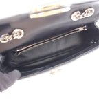 Gucci Shoulder Bag Deco Black Leather Chain — view 3