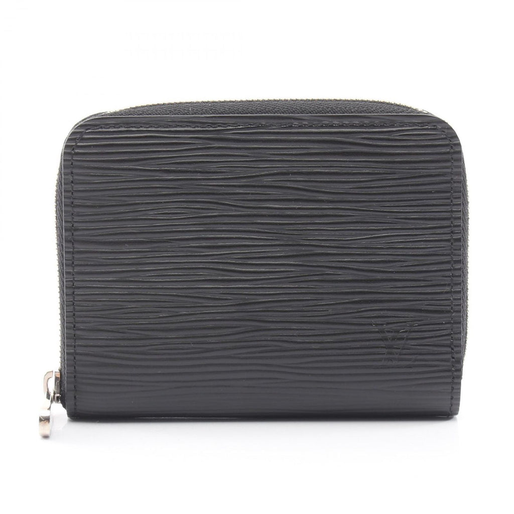 Louis Vuitton Coin Case Zippy Purse Card Noir Leather
