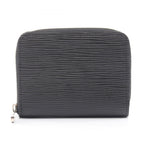 Louis Vuitton Coin Case Zippy Purse Card Noir Leather