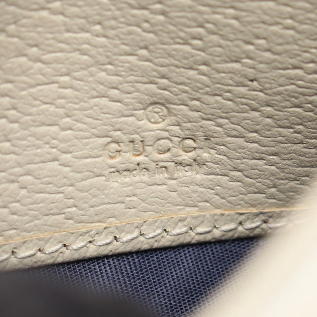 Gucci Bifold Wallet Ophidia GG Supreme Continental Beige White Leather — view 5